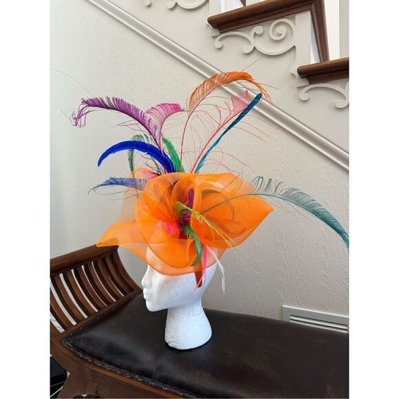 Kentucky Derby Multi Color Custom Fascinator